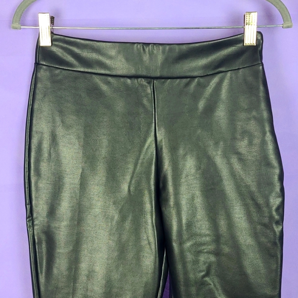 NWOT Leith Faux Leather Leggings, Sz XS - Picture 3 of 5